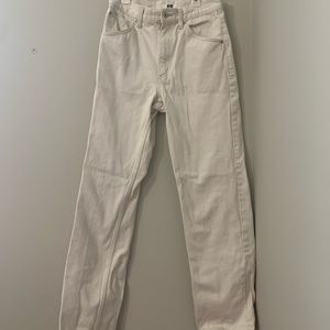 White Cargo Jeans